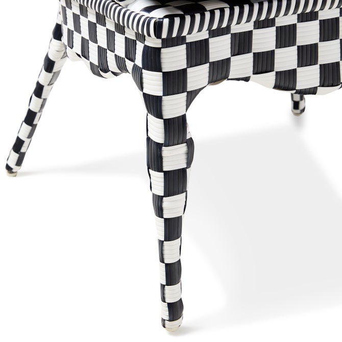 Gambit Check Outdoor Wing Chair