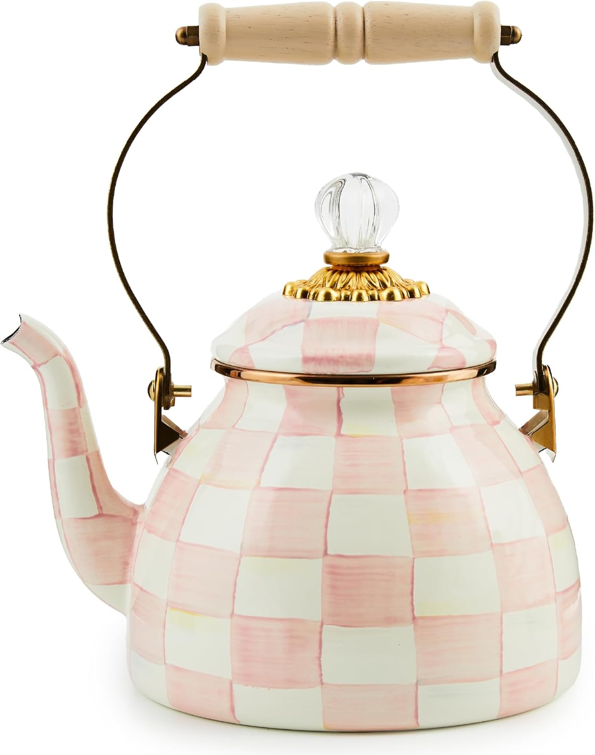 MACKENZIE-CHILDS Enamel Tea Kettle