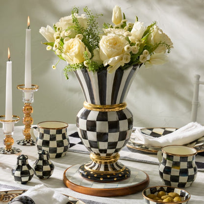 Courtly Check Ceramic Great Vase