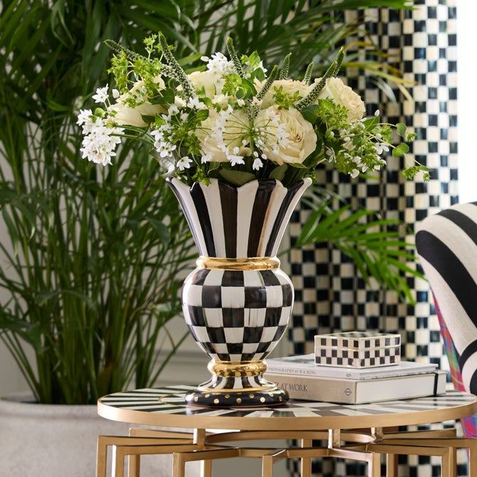 Courtly Check Ceramic Great Vase