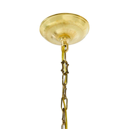 Sterling Check Flared Ceramic Pendant Lamp