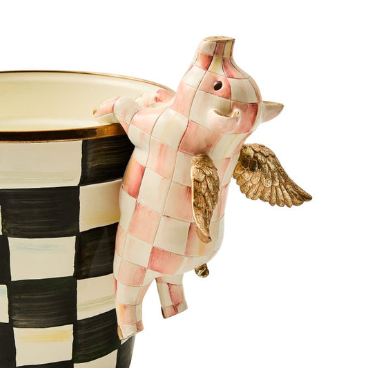 Rosy Check Flying Pig Pot Climber