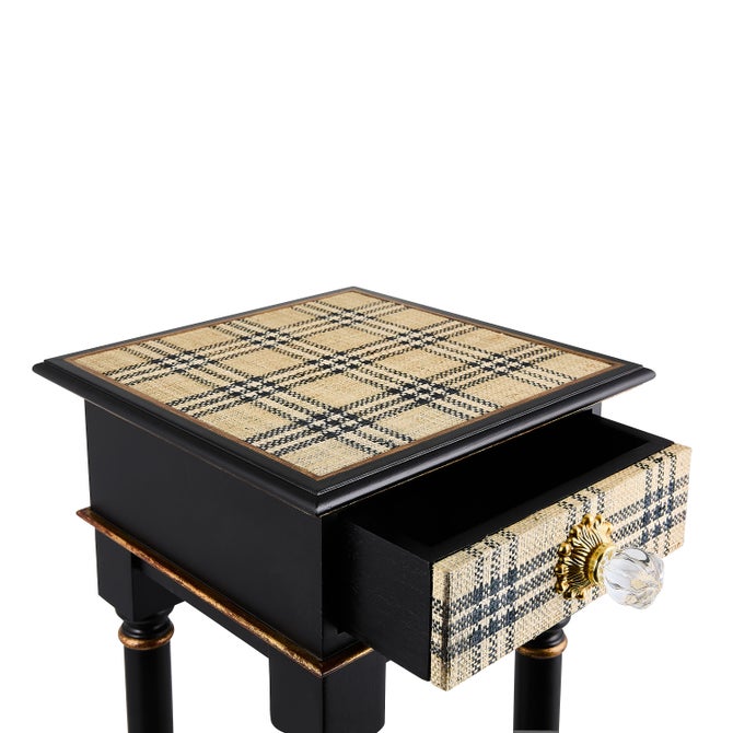 Mad for Plaid Tiny Table
