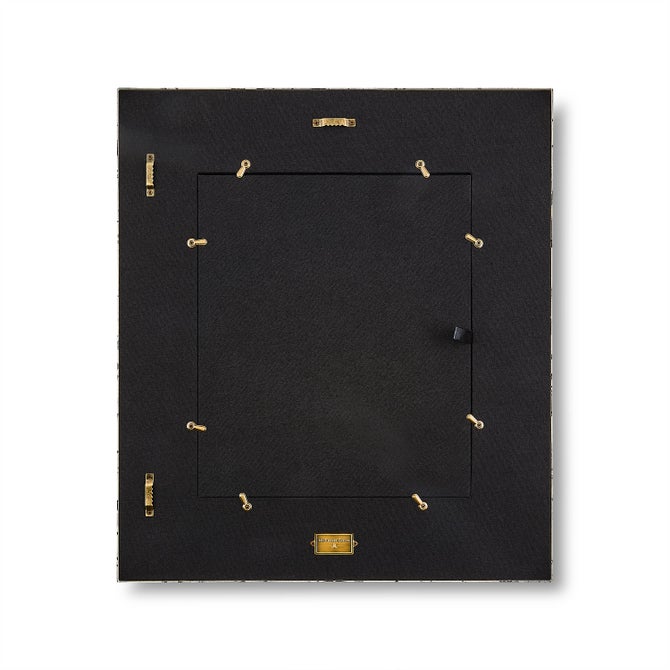 Sterling Check Enamel Wall Mirror