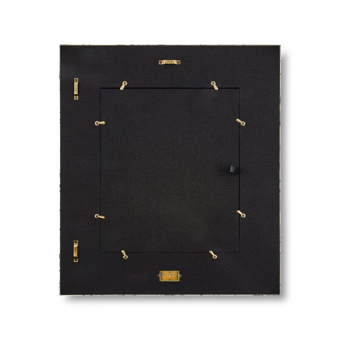 Rosy Check Enamel Wall Mirror