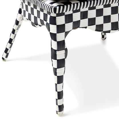 Gambit Check Outdoor Wing Chair