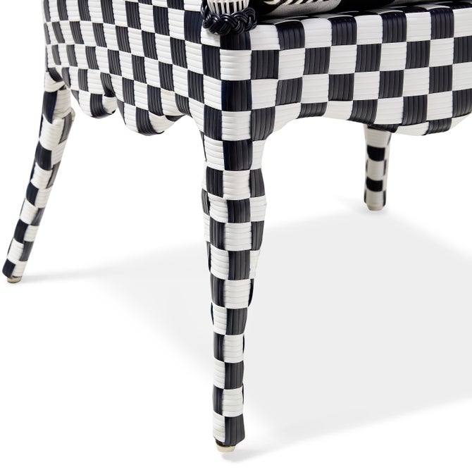Gambit Check Outdoor Accent Chair