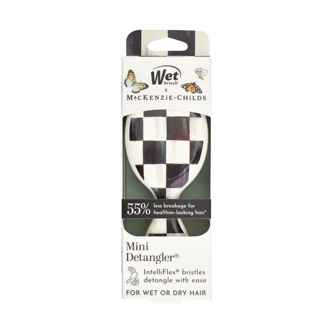 MC x Wet Brush Courtly Check Mini Detangler Brush