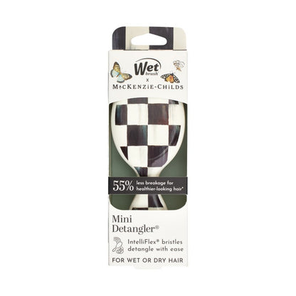 MC x Wet Brush Courtly Check Mini Detangler Brush
