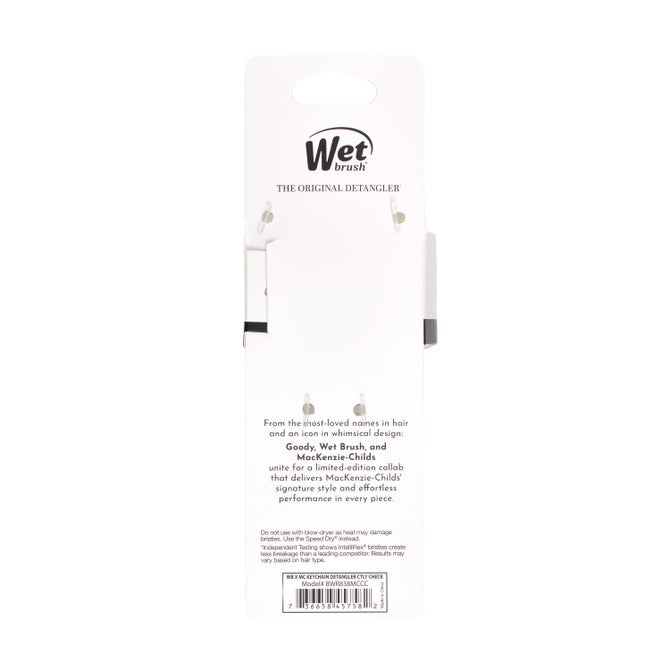 MC x Wet Brush Courtly Check Keychain Detangler Brush