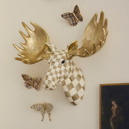 Mocha Butterfly Wall Decor Trio