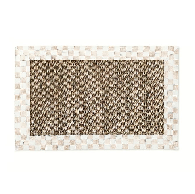 Mocha Check 2' x 3' Chunky Sisal Rug