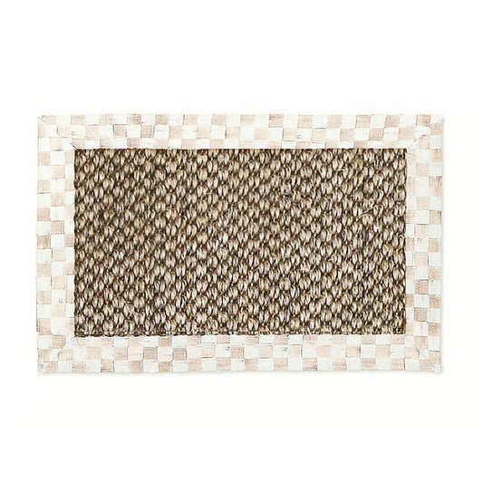Mocha Check 2' x 3' Chunky Sisal Rug