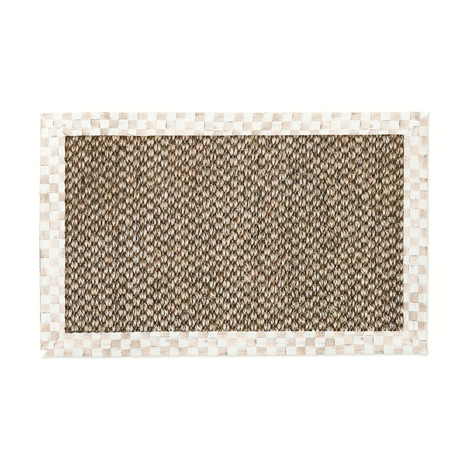 Mocha Check 3' x 5' Chunky Sisal Rug