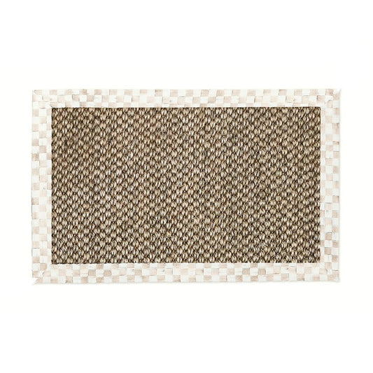 Mocha Check 3' x 5' Chunky Sisal Rug