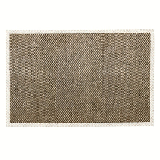 Mocha Check 8' x 10' Chunky Sisal Rug