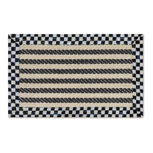 Courtly Check Herringbone Stripe 2' x 3' Sisal Rug