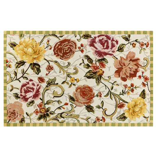 Golden Peonies 5' x 8' Rug