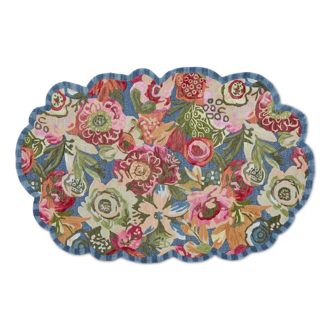 Sea Garden Floral 5' x 8' Rug