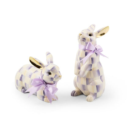 Violet Check Resting Bunny