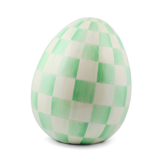 Mint Check Large Egg