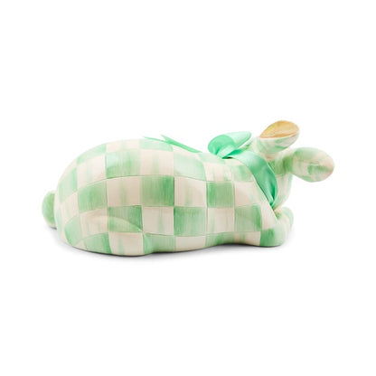 Mint Check Fluffy Bunny