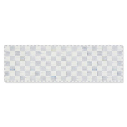 Sterling Checkered 2'6" x 8' Washable Runner
