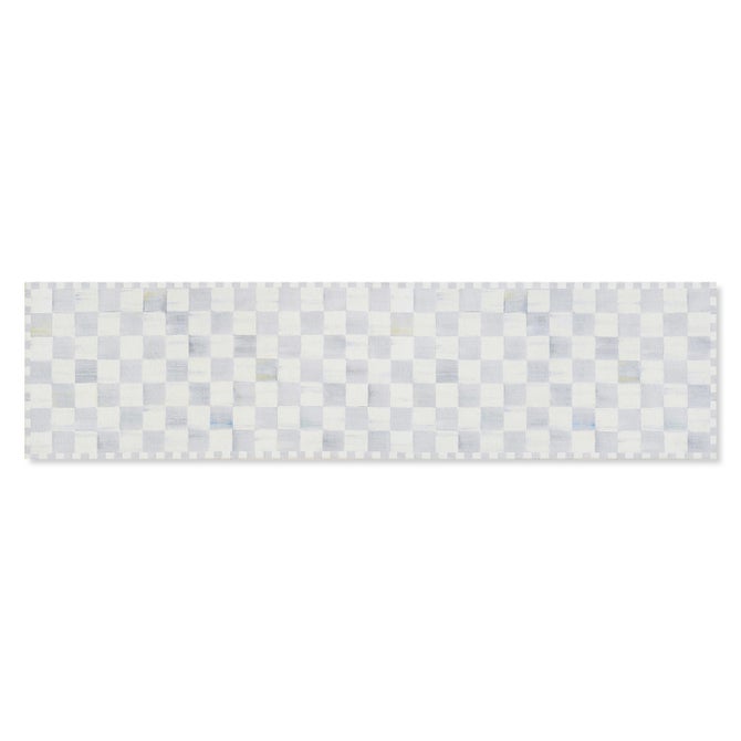Sterling Checkered 2'6" x 10' Washable Runner