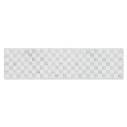 Sterling Checkered 2'6" x 10' Washable Runner