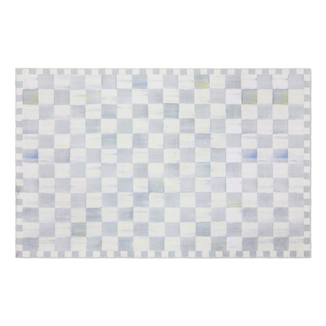Sterling Checkered 3' x 5' Washable Rug
