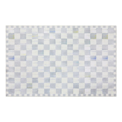 Sterling Checkered 3' x 5' Washable Rug