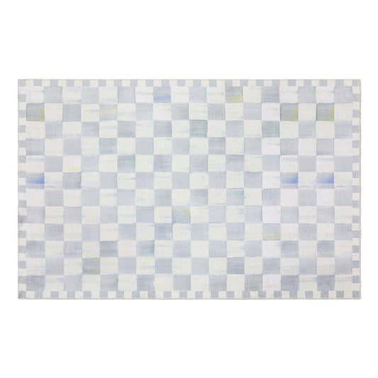 Sterling Checkered 3' x 5' Washable Rug