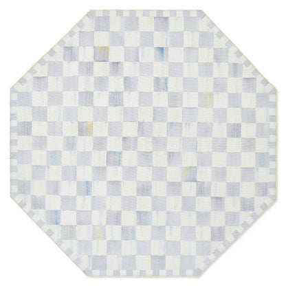 Sterling Checkered 6' Octagon Washable Rug