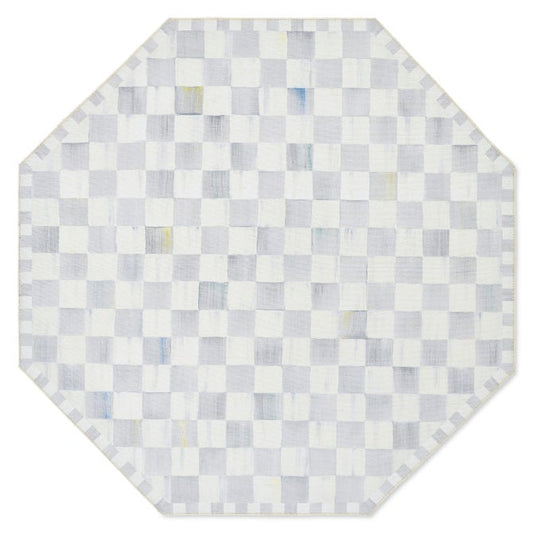 Sterling Checkered 6' Octagon Washable Rug