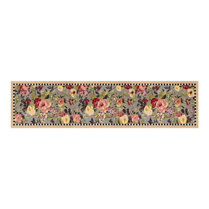 Tudor Rose 2'6" x 10' Washable Runner