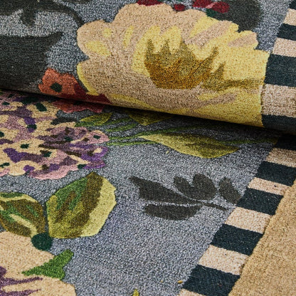 Tudor Rose 6' Octagon Washable Rug