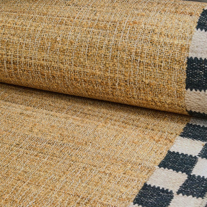 Naturals Check 3' x 5' Washable Rug