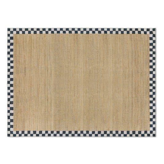 Naturals Check 8' x 10' Washable Rug