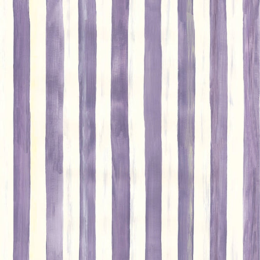 Violet Stripe Peel & Stick Wallpaper