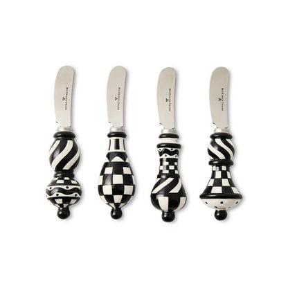 Courtly Check Party Spreaders, Set of 4