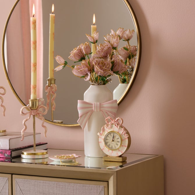 Rosy Bow Vase