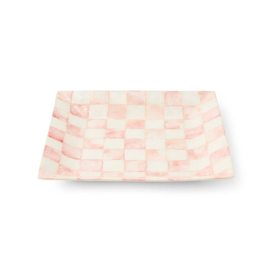 Rosy Check Capiz Catchall Tray