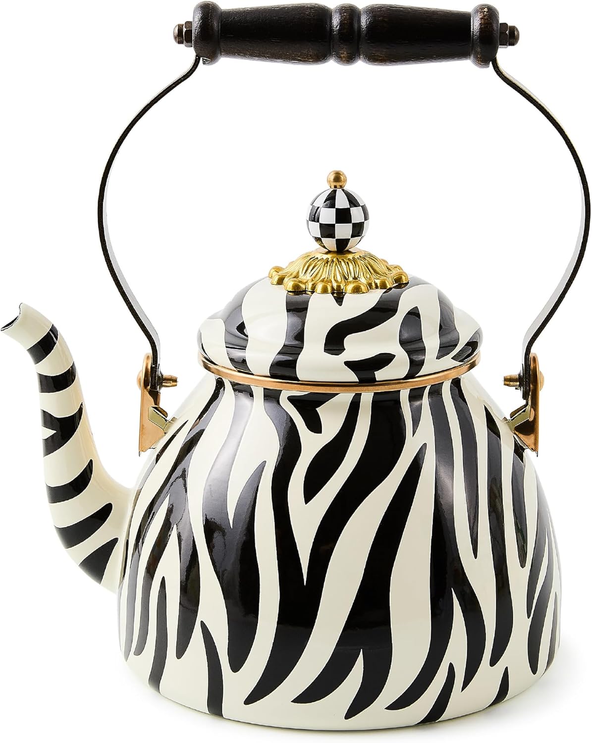 MACKENZIE-CHILDS Enamel Tea Kettle