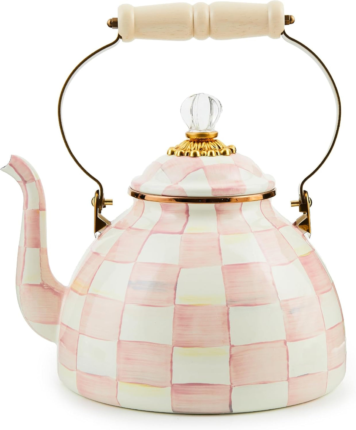 MACKENZIE-CHILDS Enamel Tea Kettle