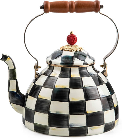 MACKENZIE-CHILDS Enamel Tea Kettle