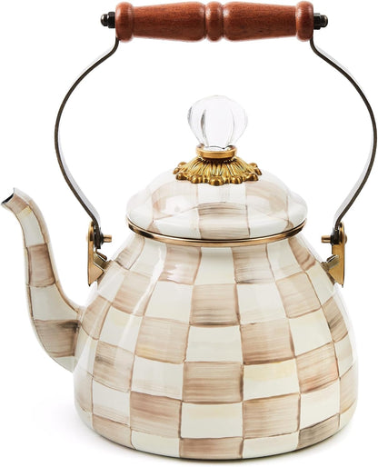 MACKENZIE-CHILDS Enamel Tea Kettle