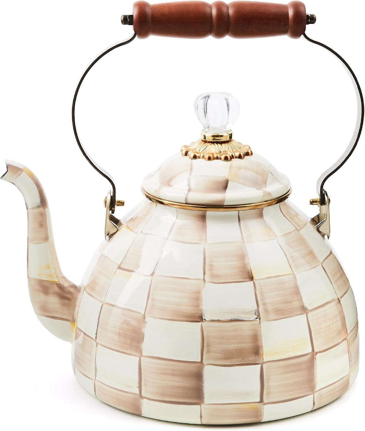 MACKENZIE-CHILDS Enamel Tea Kettle