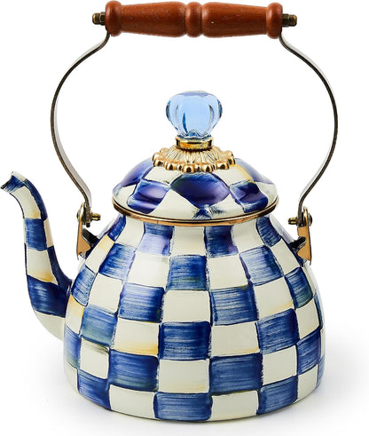 MACKENZIE-CHILDS Enamel Tea Kettle