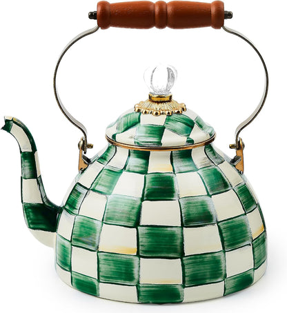 MACKENZIE-CHILDS Enamel Tea Kettle