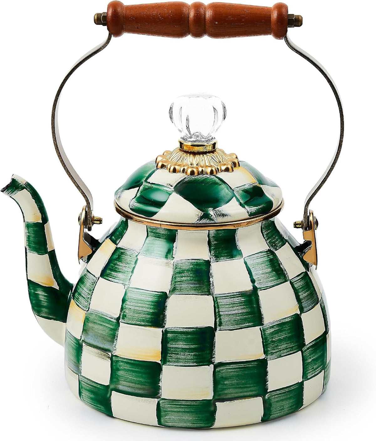 MACKENZIE-CHILDS Enamel Tea Kettle